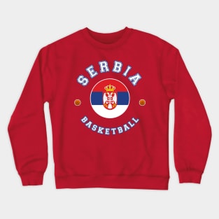 Serbia Basketball Crewneck Sweatshirt